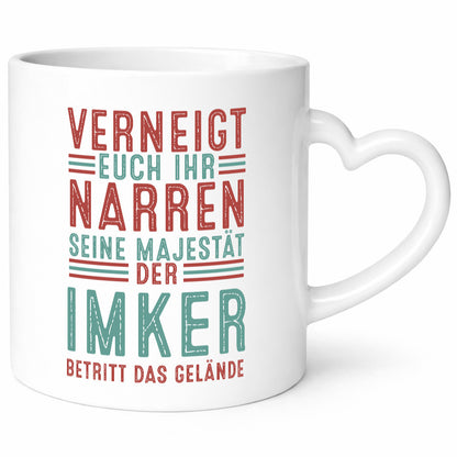 Verneigt euch: Imker | Imkerei Geschenk Humor Geschenkidee lustiger Spruch Tasse