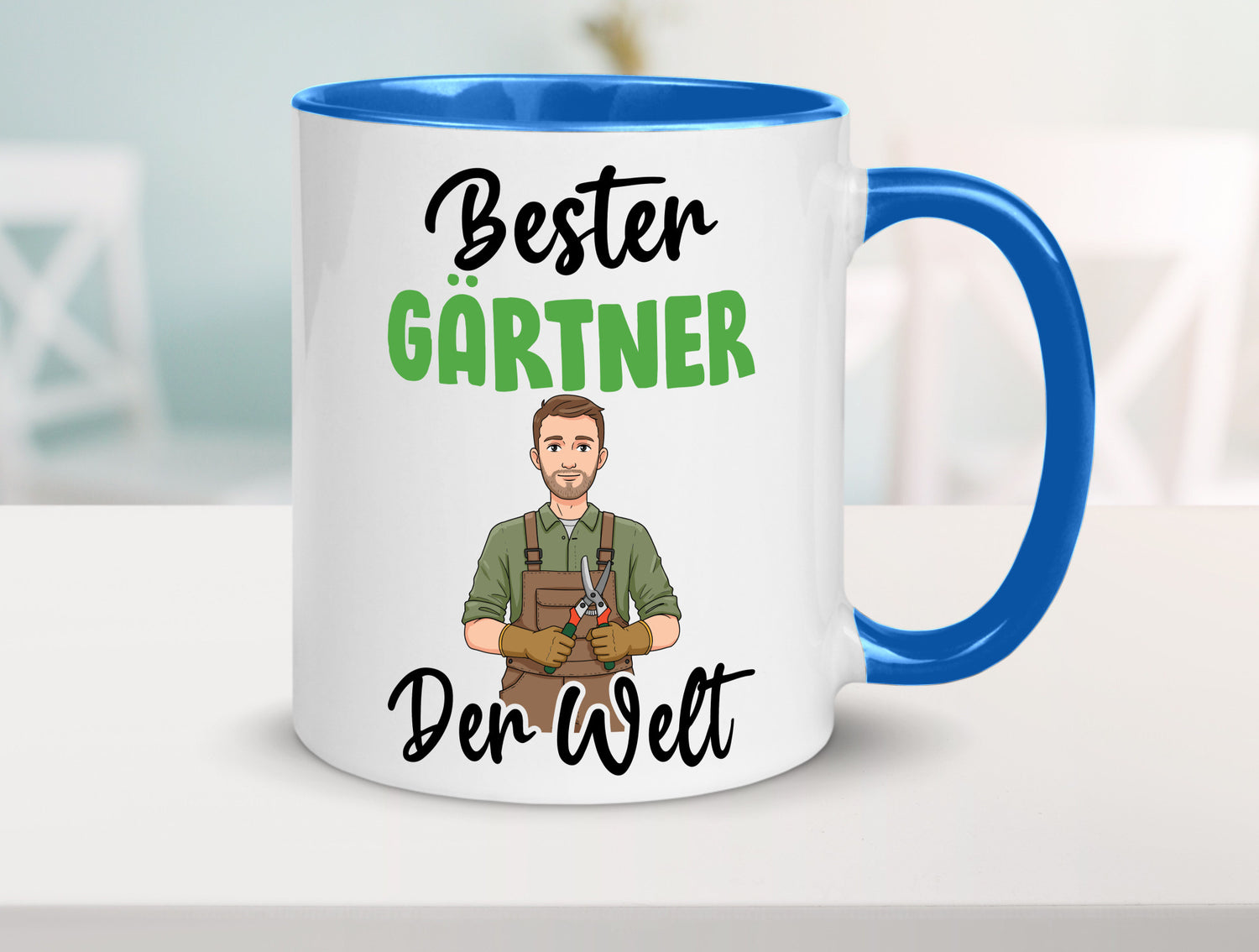 Bester Gärtner | Gartenbau v2 Geschenk Humor Geschenkidee lustiger Spruch Tasse