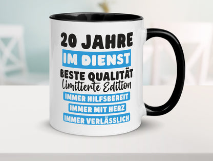 20 Jahre im Dienst | Jubiläum Arbeit v6 Geschenk Kollegen Büro lustiger Spruch