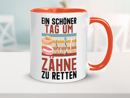 Ein schöner Tag um zähne zu retten | Zahnarzt Geschenk Humor Geschenkidee