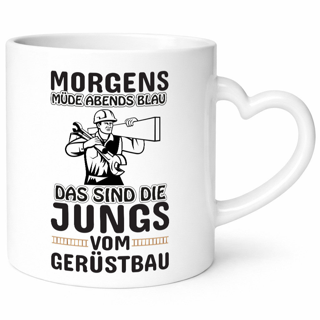 Jungs vom Gerüstbau | Gerüstbauer Tasse Baustelle Geschenk Humor Geschenkidee
