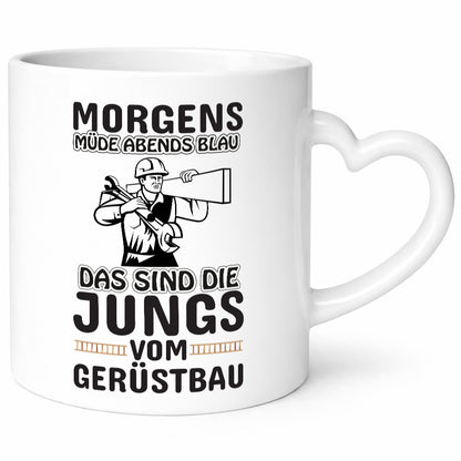Jungs vom Gerüstbau | Gerüstbauer Tasse Baustelle Geschenk Humor Geschenkidee