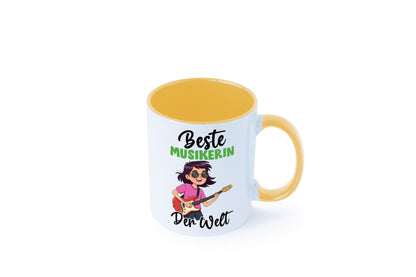 Beste Musikerin | Musik Musikantin v2 Geschenkidee Humor Tasse