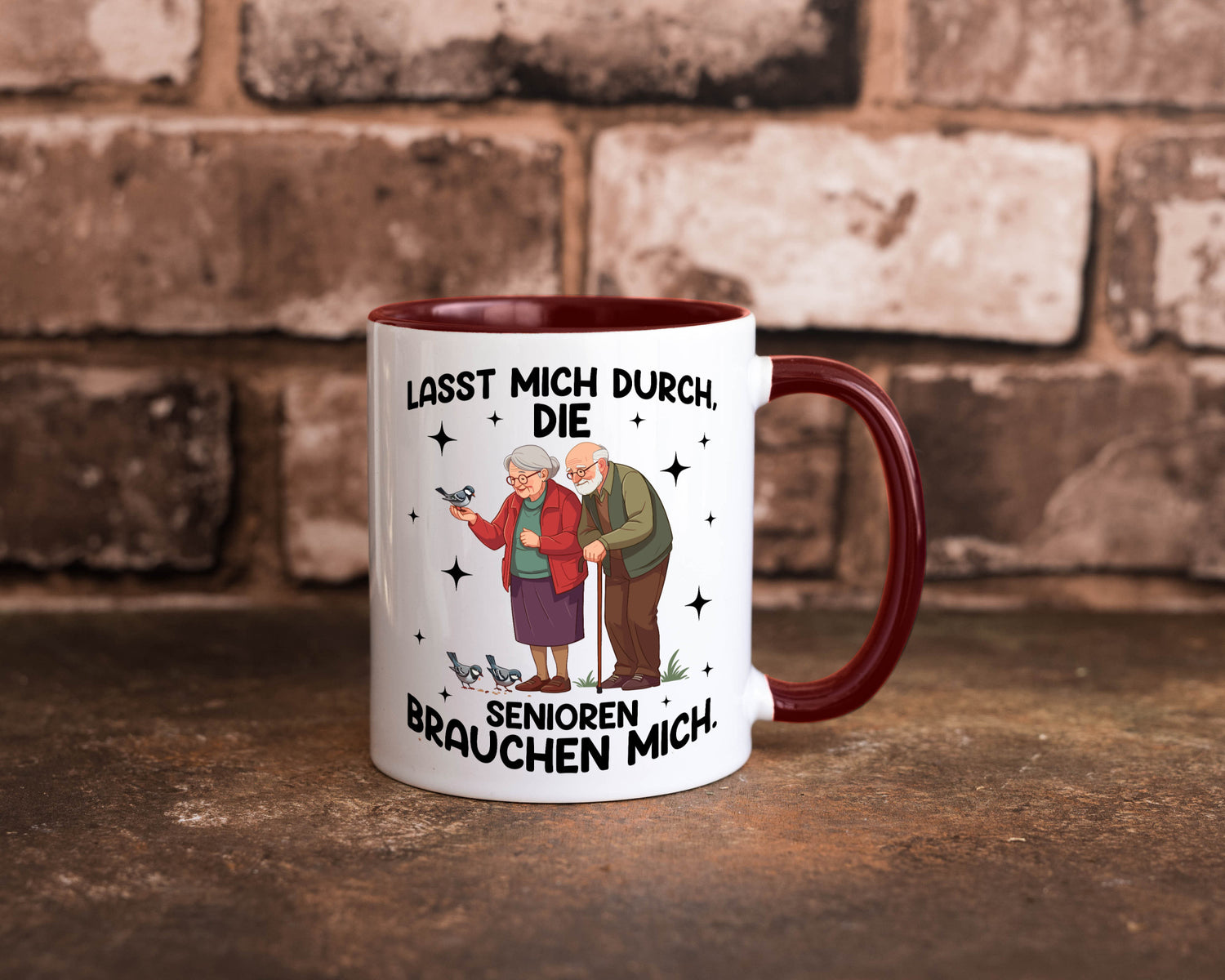Senioren brauchen mich | Altenpflege Pflegekraft lustiger Spruch Geschenk Humor