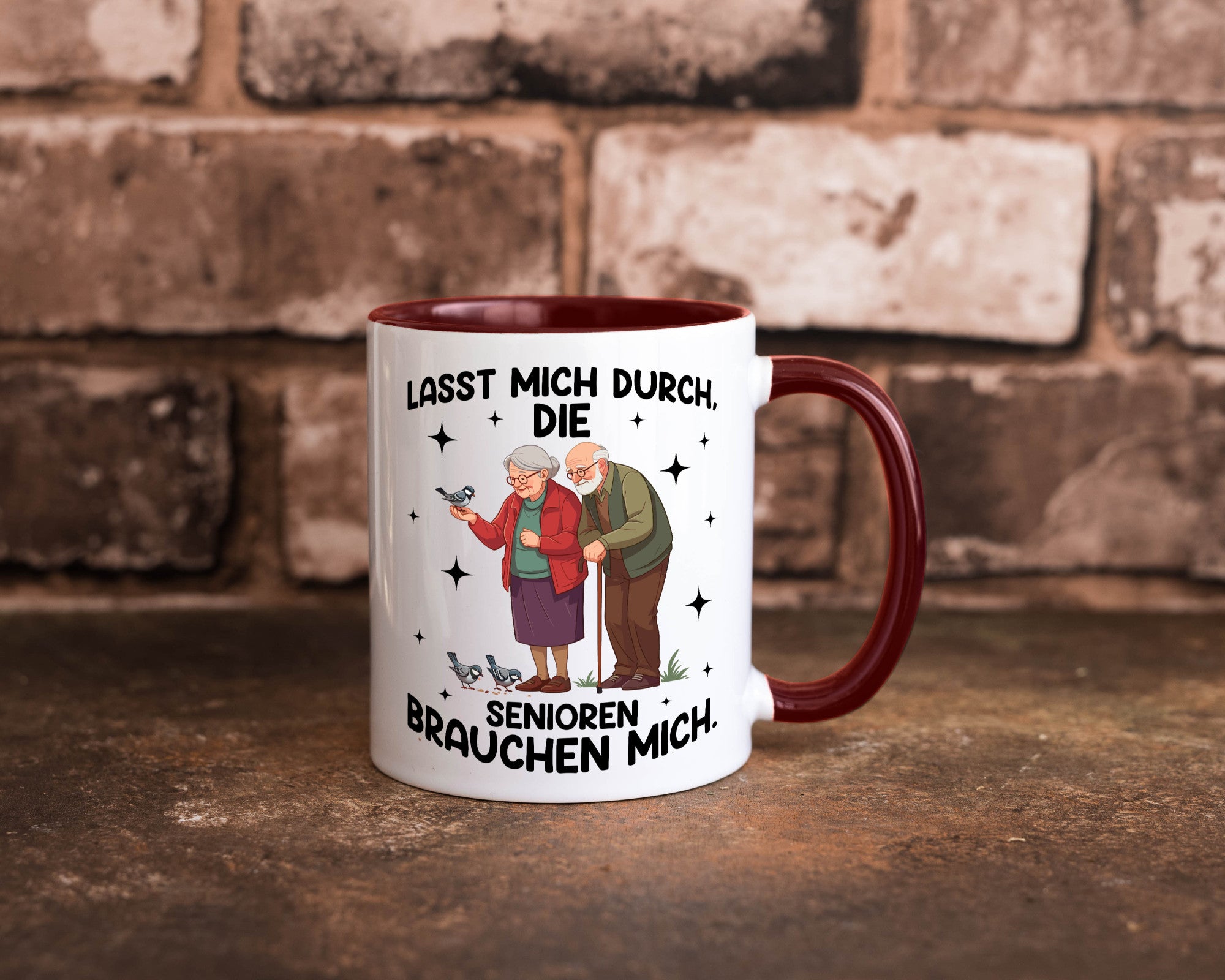 Senioren brauchen mich | Altenpflege Pflegekraft lustiger Spruch Geschenk Humor