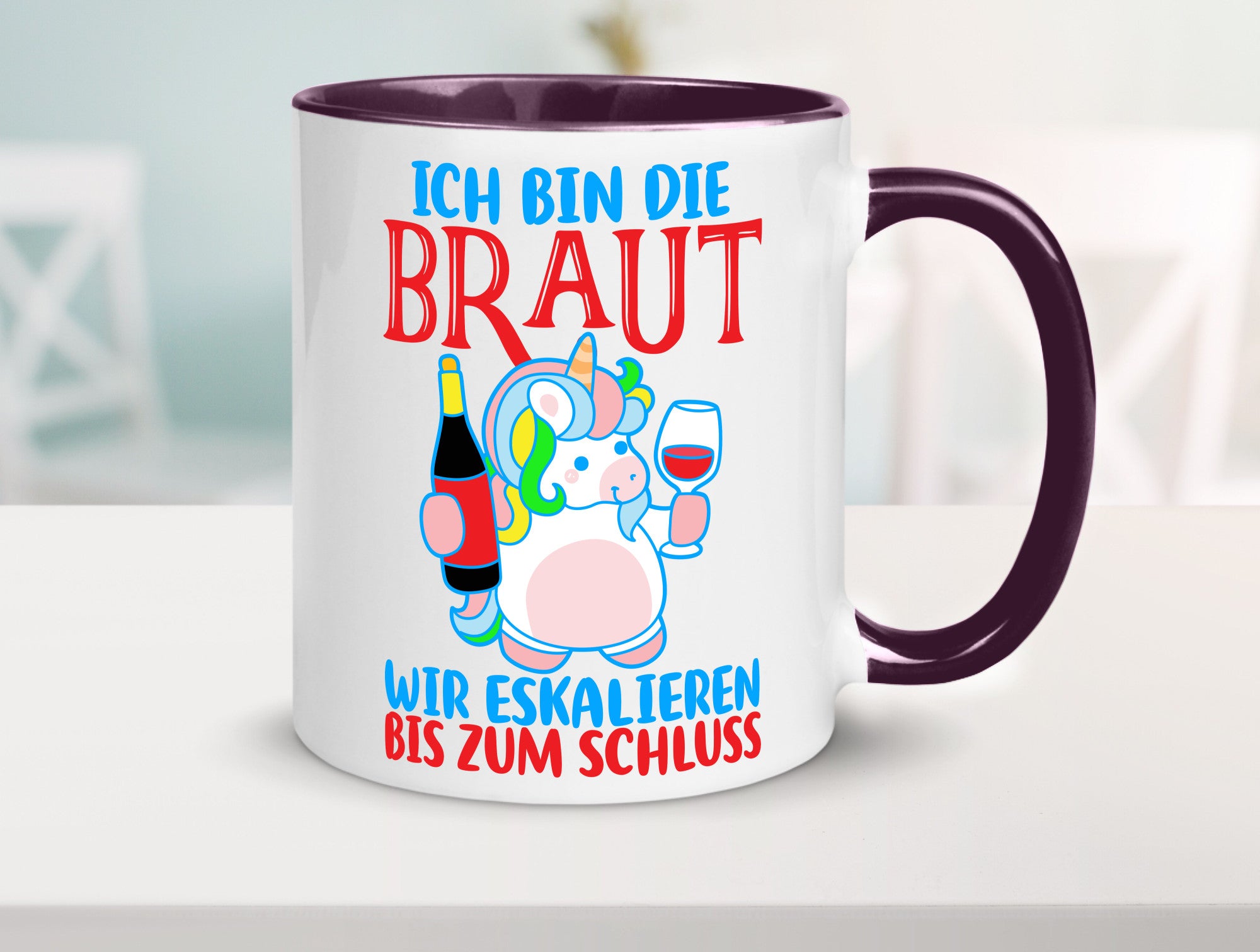 Junggesellinnenabschied | JGA Braut Einhorn Eskalation v2 lustig Humor