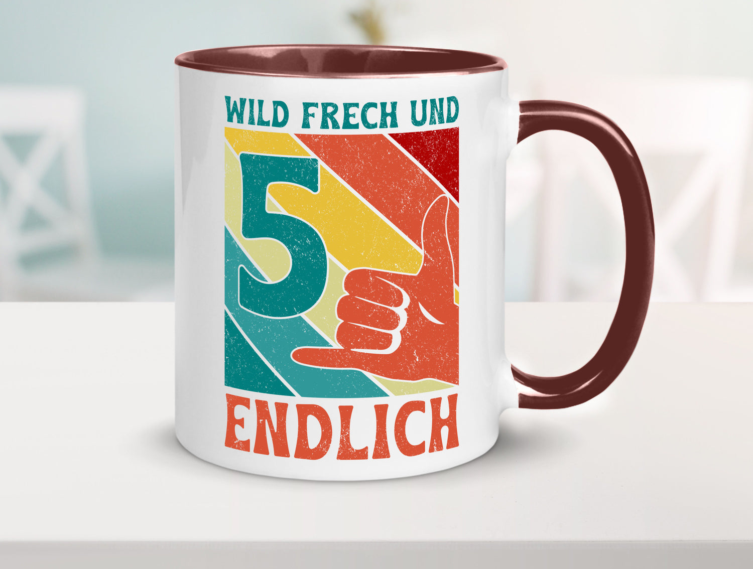 5. Geburtstag | 5 Jahre Wild und Frech Geschenk Geschenkidee lustiger Spruch