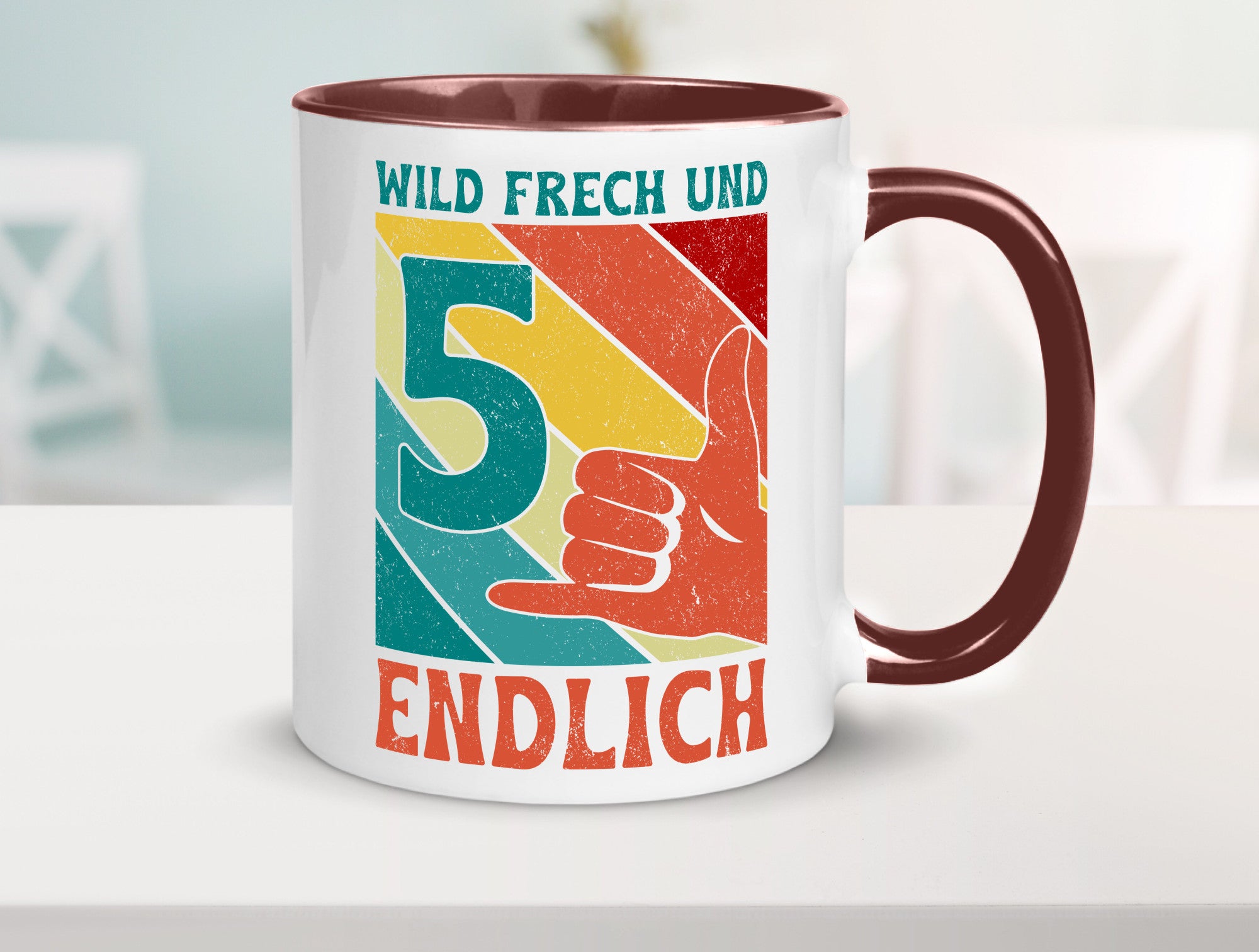 5. Geburtstag | 5 Jahre Wild und Frech Geschenk Geschenkidee lustiger Spruch