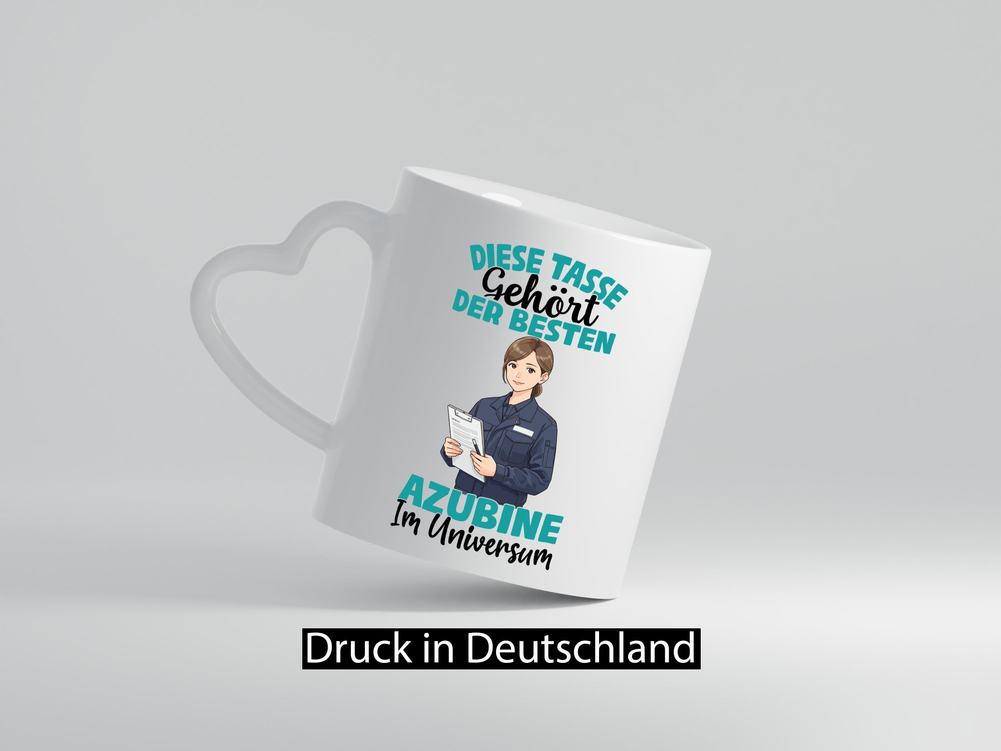 Im Universum: Azubine | Ausbildung Lehre Lehrling Geschenkidee Humor Tasse