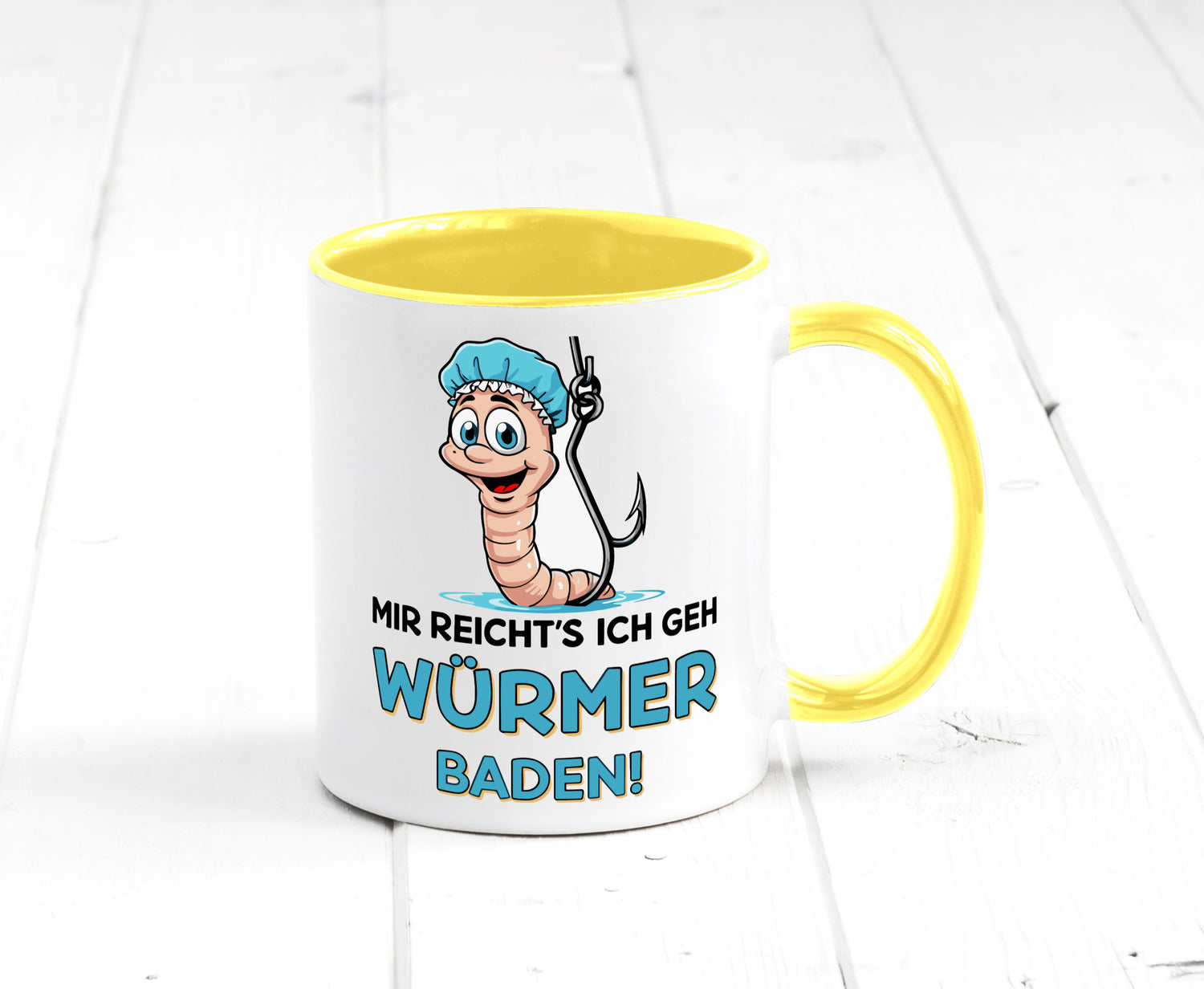 Mir reichts ich geh Würmer Baden | Angler Angeln Geschenk Humor Geschenkidee