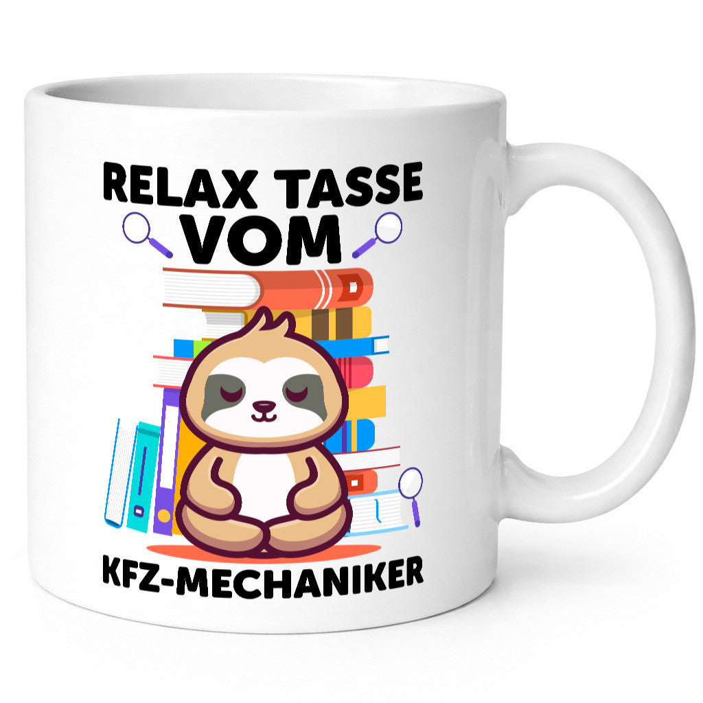 Relax Tasse: KFZ-Mechaniker | Werkstatt Mechaniker lustig Humor Geschenkidee