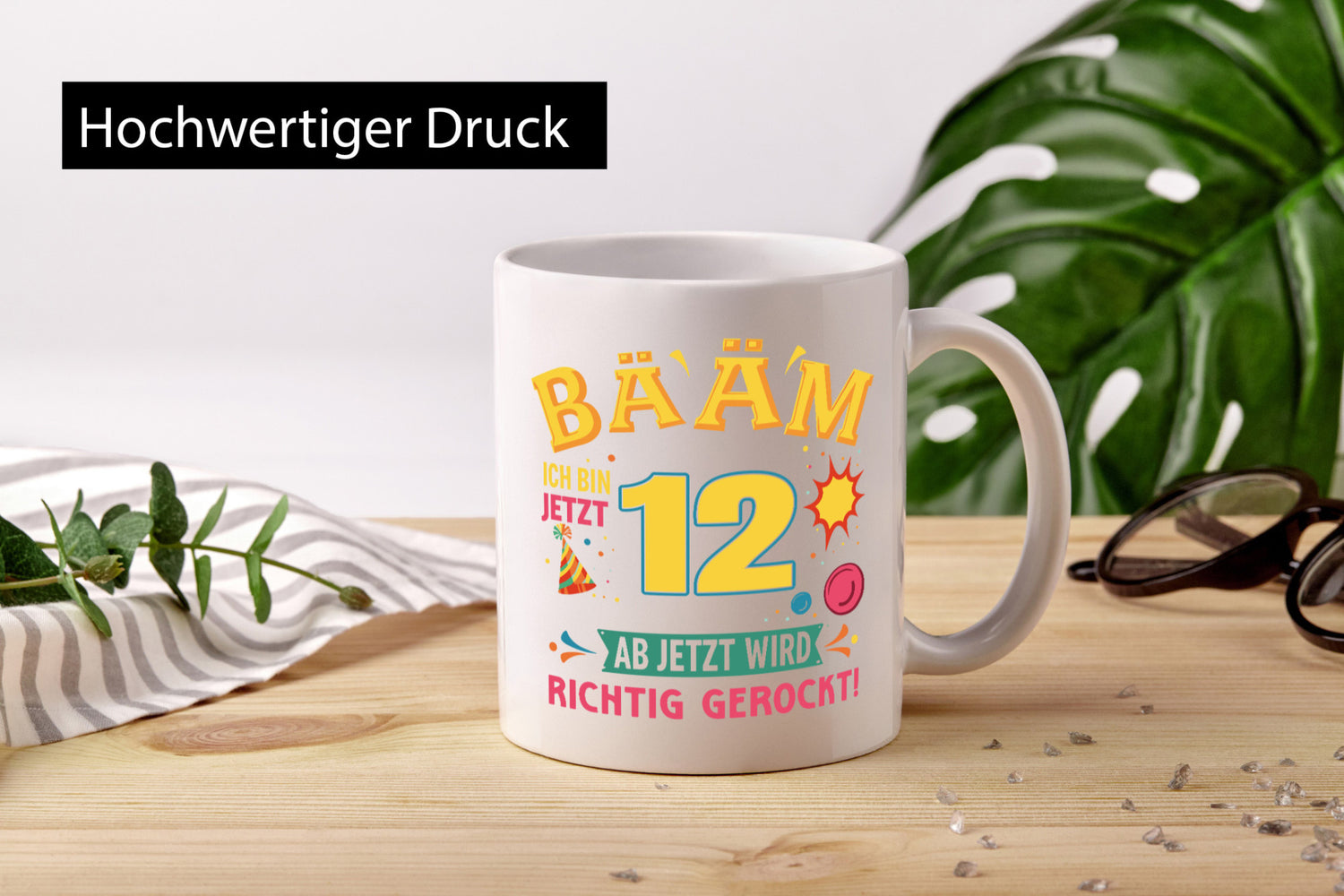 12. Geburtstag | 12 Jahre ab jetzt wird richtig gerockt Geschenk Geschenkidee