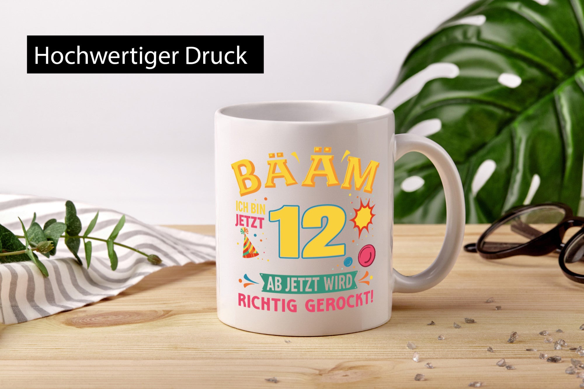 12. Geburtstag | 12 Jahre ab jetzt wird richtig gerockt Geschenk Geschenkidee