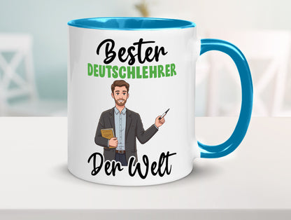 Bester Deutschlehrer | Lehrer Schule v2 lustiger Spruch Geschenk Humor