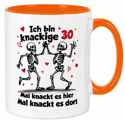30. Geburtstag | Knackige 30 Ich bin alt v2 lustiger Spruch Geschenk Tasse
