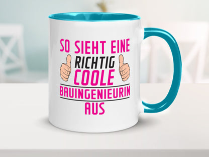 Richtig Coole Bauingenieurin | Ingenieurin lustig Humor Geschenkidee Geschenk