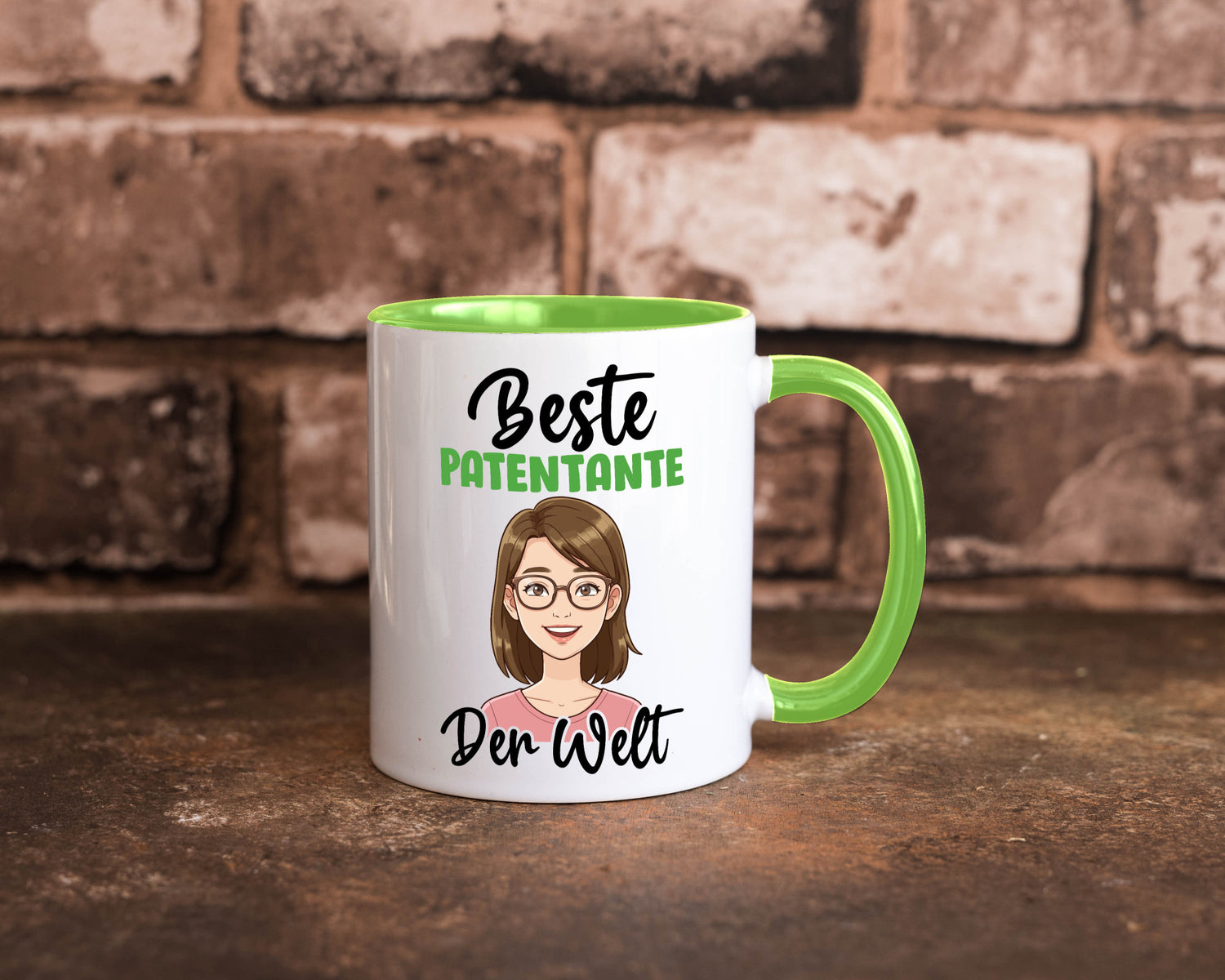 Beste Patentante | Tante lustiger Spruch Geschenk Humor Geschenkidee Tasse