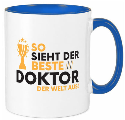 Der Weltbeste Doktor | Doktorand Doktortitel lustiger Spruch Geschenk Humor Tasse
