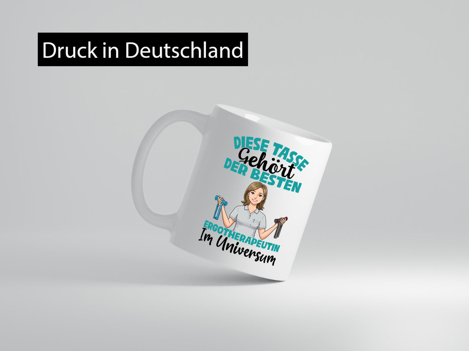 Im Universum: Ergotherapeutin | Ergotherapie lustiger Spruch Geschenk Humor