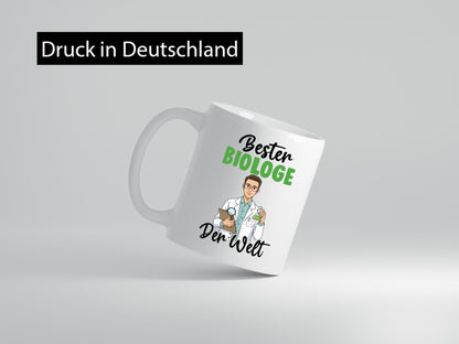 Bester Biologe | Biologie Naturforscher v2 Geschenkidee Humor Tasse