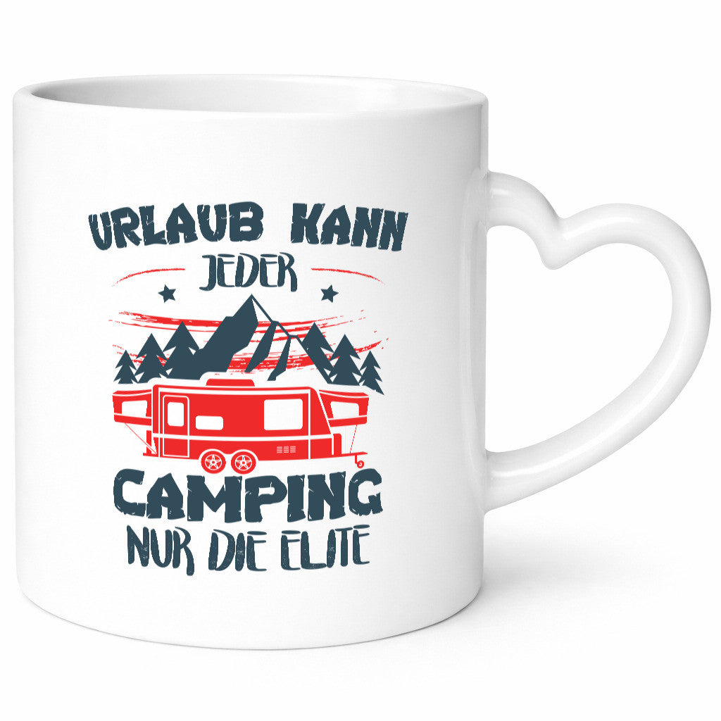 Nur die Elite | Camping Urlaub im Wald Geschenk Humor Geschenkidee lustiger