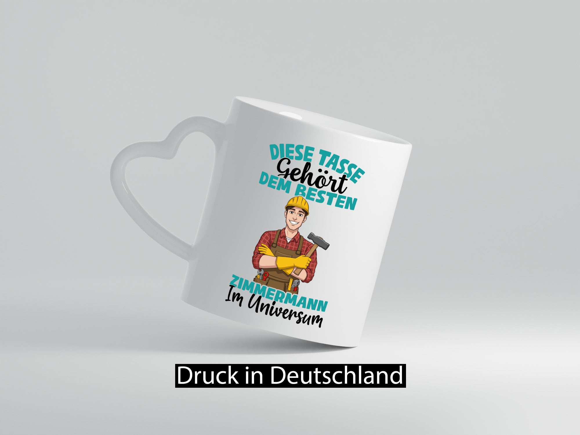 Im Universum: Zimmermann | Handwerker Holzbau Humor Geschenkidee Tasse