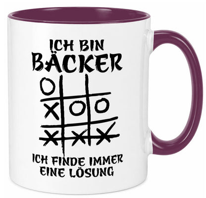 Ich bin Bäcker finde immer eine Lösung | Meister lustig Humor Geschenkidee
