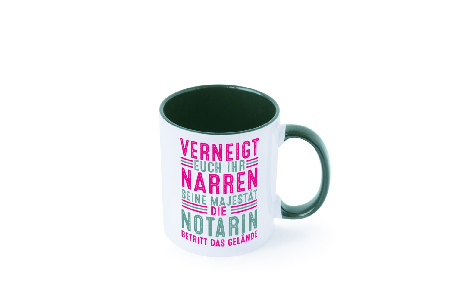 Verneigt euch: Notarin | Juristin lustig Humor Geschenkidee Geschenk Tasse