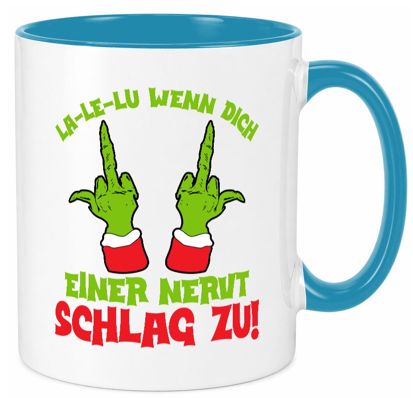 La Le Lu | Weihnachten Weihnachtsmuffel Lichter Humor Geschenkidee Tasse