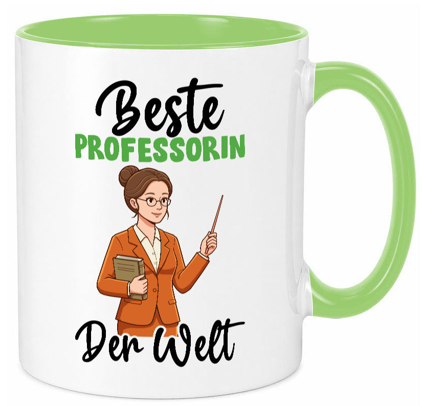 Beste Professorin | Uni Universität v2 Humor Geschenkidee Tasse