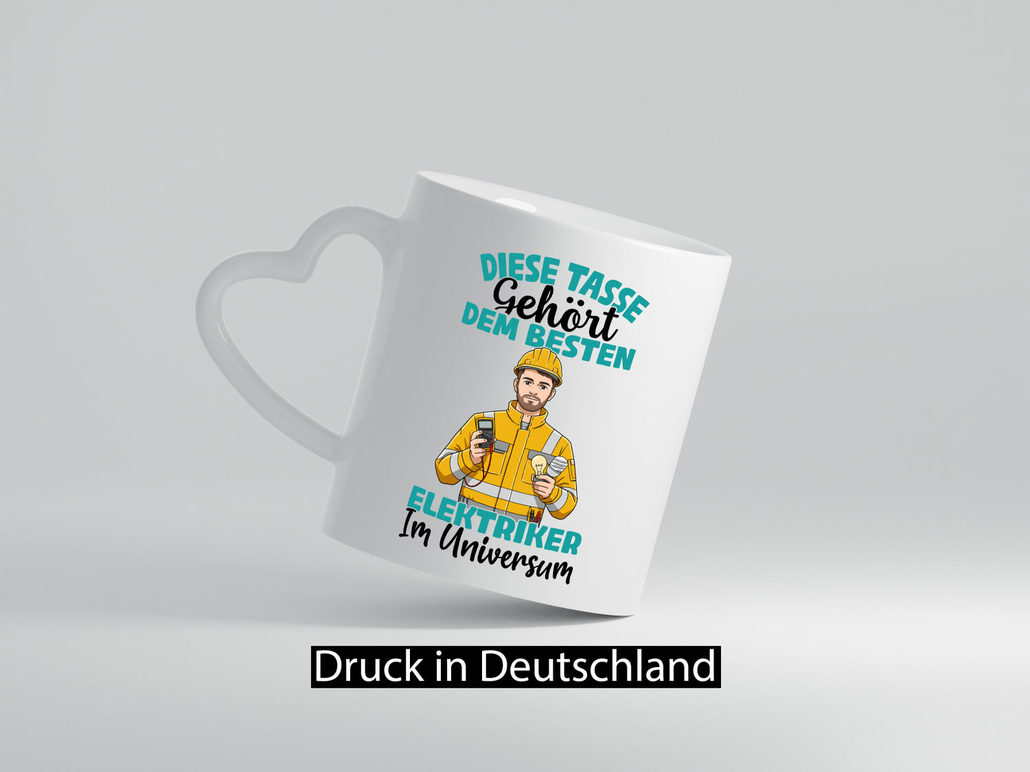 Im Universum: Elektriker | Elektronik Elektrotechnik Geschenkidee Humor Tasse