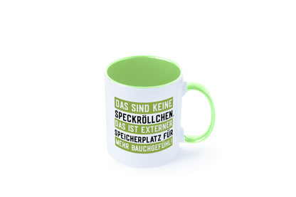 Keine Speckröllchen | Softwareentwickler PC Körperfülle Geschenkidee Humor Tasse