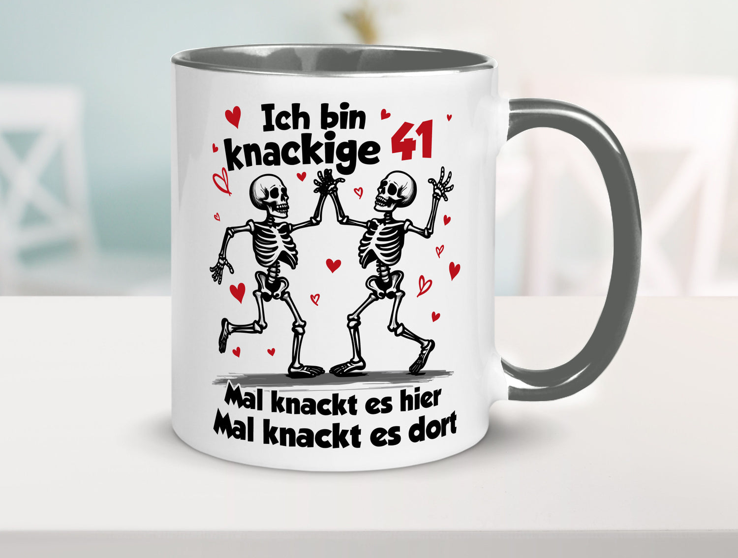 41. Geburtstag | Knackige 41 Ich bin alt v2 Humor Geschenkidee Tasse