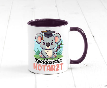 Koalifizierter Notarzt | Arzt Geschenk Humor Geschenkidee lustiger Spruch Tasse