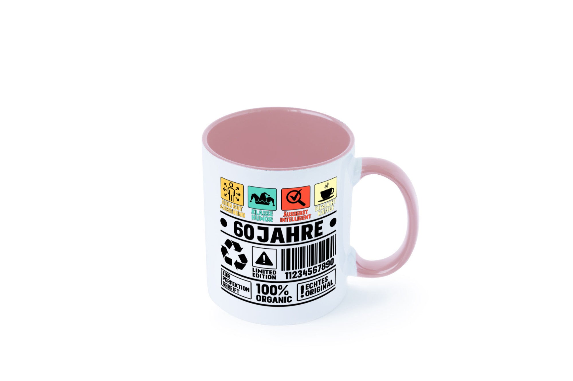 60. Geburtstag | 60 Jahre Humor Limited Edition Geschenkidee Tasse