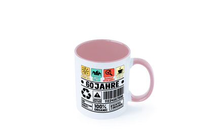 60. Geburtstag | 60 Jahre Humor Limited Edition Geschenkidee Tasse