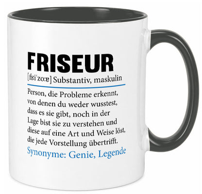 Friseur | Spruch Frisör Beruf lustig Humor Arbeit Kollegen Büro Geschenkidee