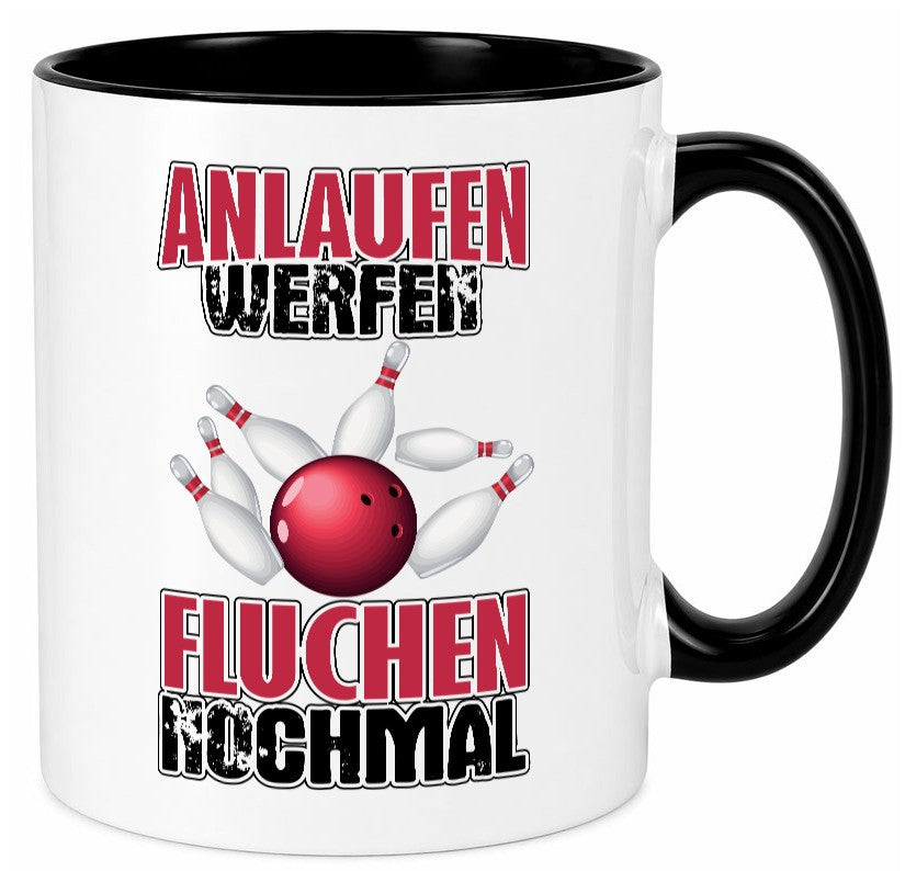 Bowling Tasse Geschenk Humor Geschenkidee lustiger Spruch