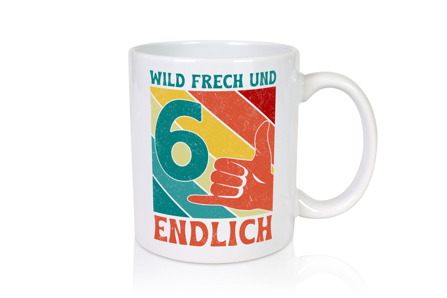 6. Geburtstag | 6 Jahre Wild und Frech Geschenk Geschenkidee lustiger Spruch