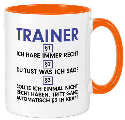 Ich habe immer Recht Trainer | Verein Sport v2 lustig Humor Geschenkidee