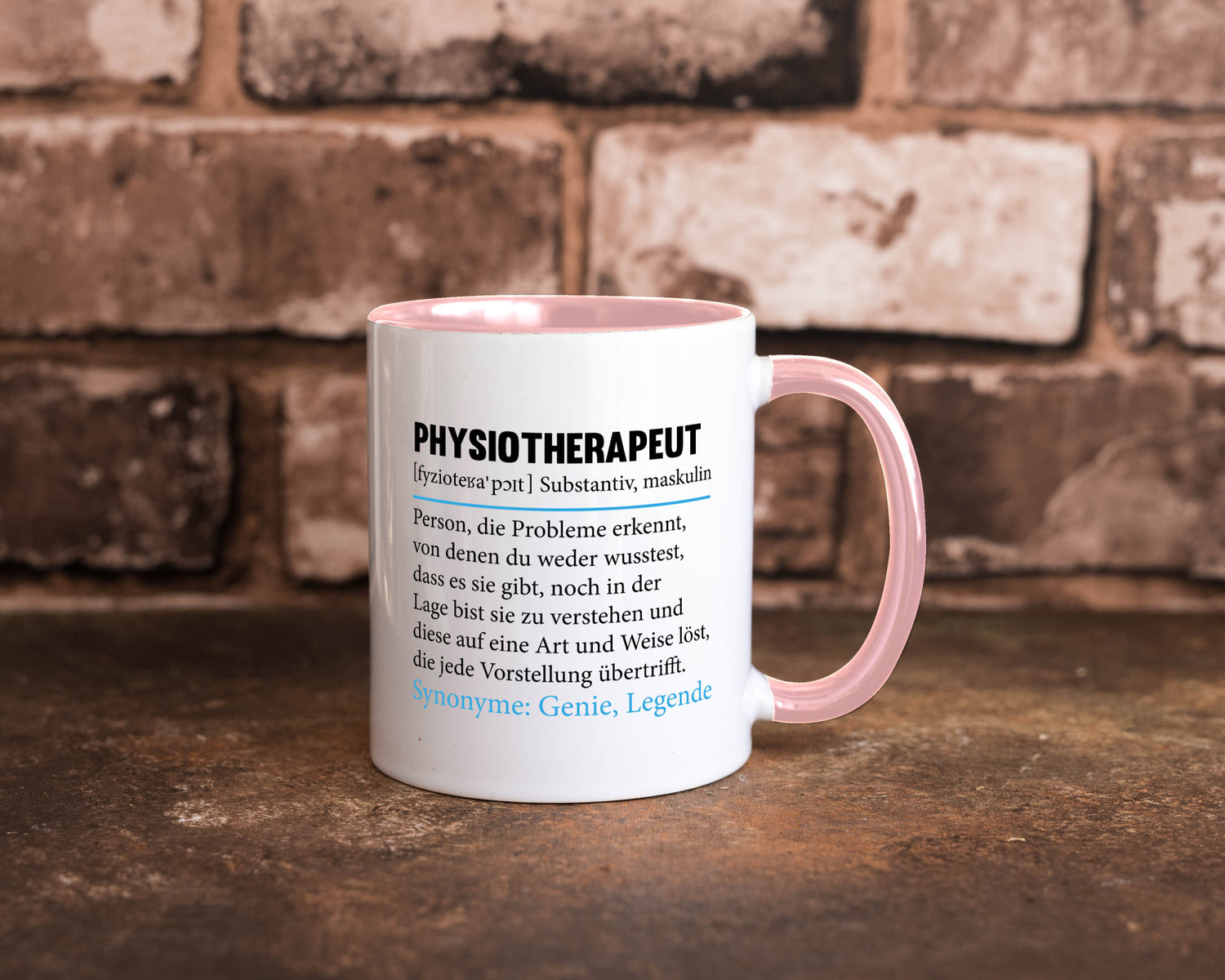 Physiotherapeut | Beruf Spruch Text lustig v2 Humor Arbeit Kollegen Büro