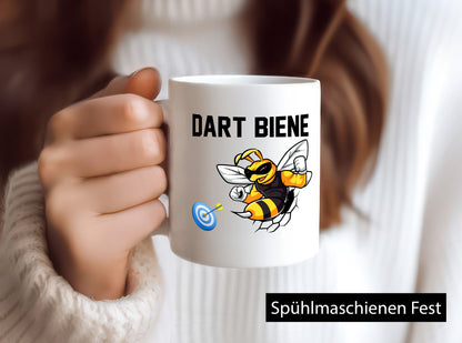 Dart Biene | Darten Dartscheibe v2 Humor Geschenkidee Tasse