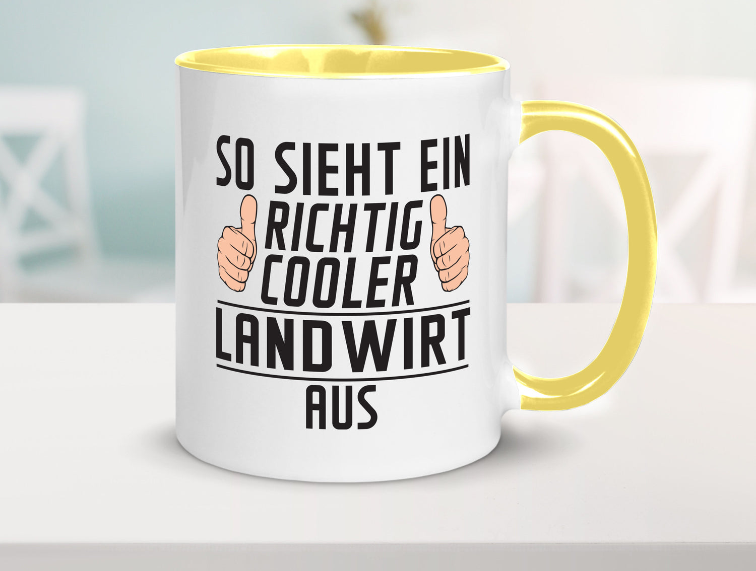 Richtig Cooler Landwirt | Bauer Landwirtschaft lustig Humor Geschenkidee Tasse