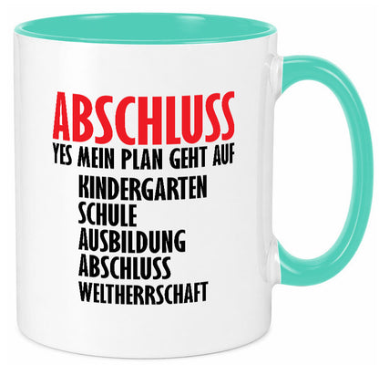Abschluss Bachelor Geschenkidee Humor Tasse