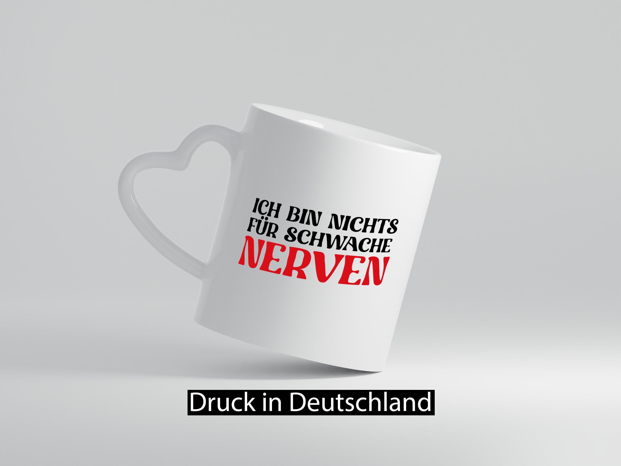 Ich bin nichts für schwache Nerven v2 Geschenkidee Humor Tasse