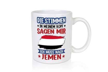 Jemen | Urlaub Stimmen in meinem Kopf Traumland Geschenk Humor Geschenkidee