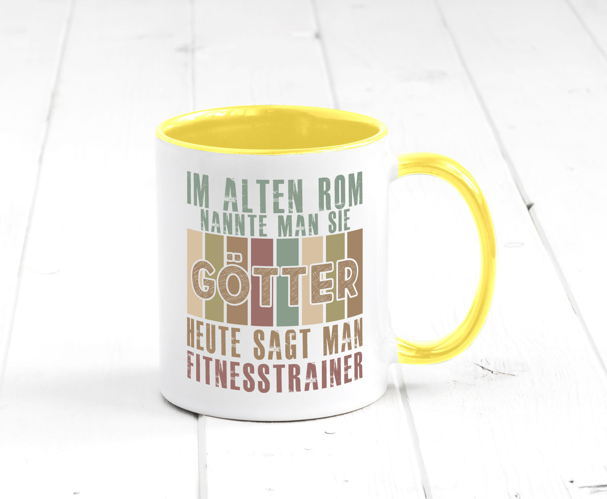Heute sagt man: Fitnesstrainer | Personal Trainer Geschenkidee Humor Tasse