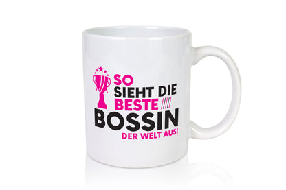 Die Weltbeste Bossin | Führungskraft Vorgesetzte Geschenkidee Humor Tasse
