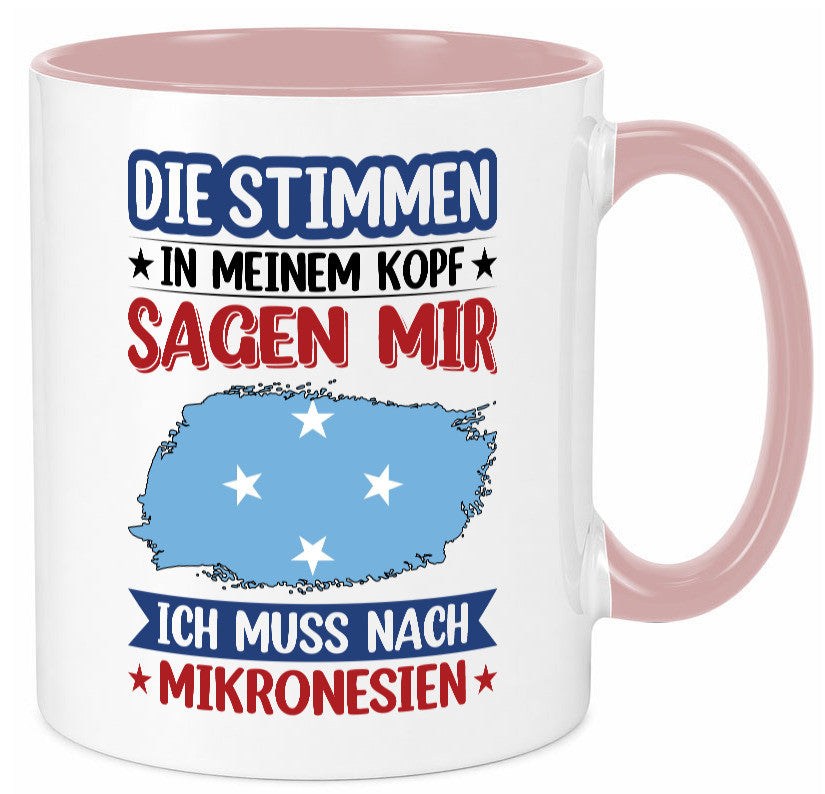 Mikronesien | Urlaub Stimmen in meinem Kopf Traumland Geschenk Humor