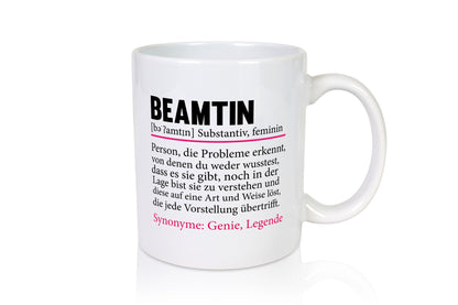 Beamtin | Beruf Verbeamtung öffentlicher Dienst Geschenk Arbeit Kollegen Büro